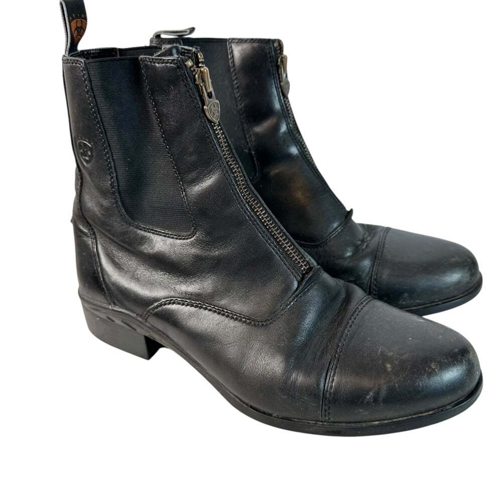 Ariat Men’s Heritage IV English Paddock Boot Black Size 9.5 Rugged Neutral Solid